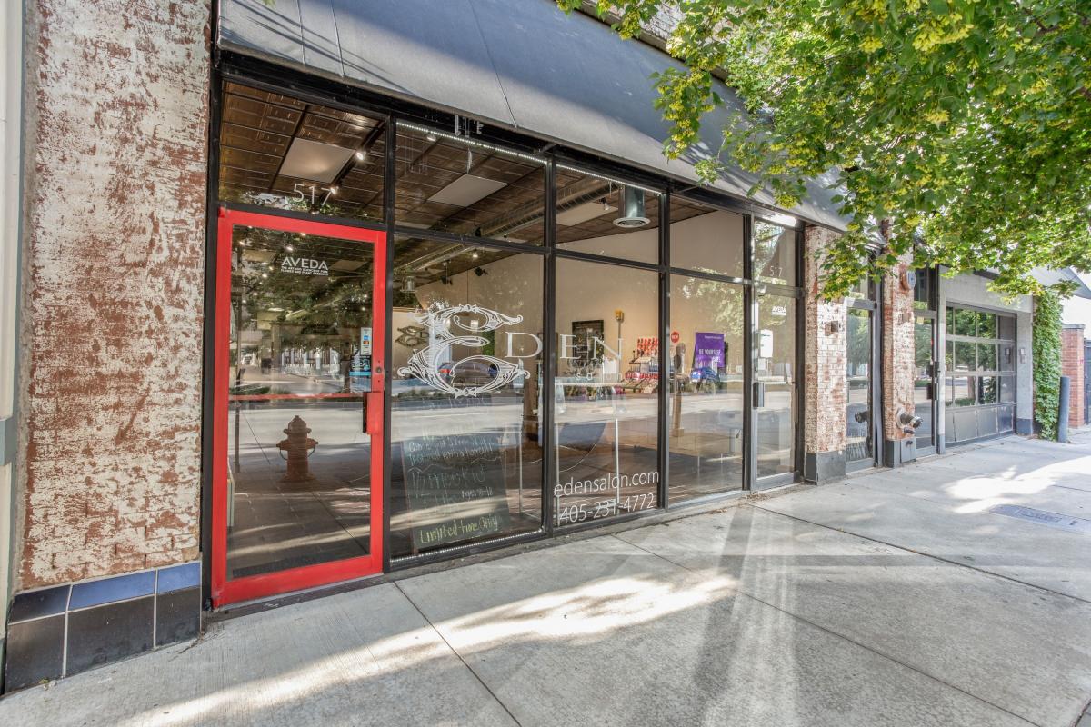 517 W Main Storefront Available For Lease, Downtown OKC